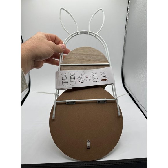 Target Bullseye Playground Easter Spring 2023 White Bunny Tiered Tray (NEW) - Picture 3 of 3